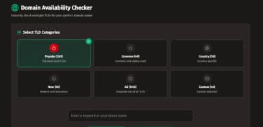 Domain Availability Check