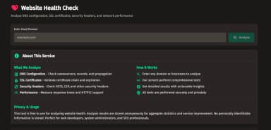 Website Health Check